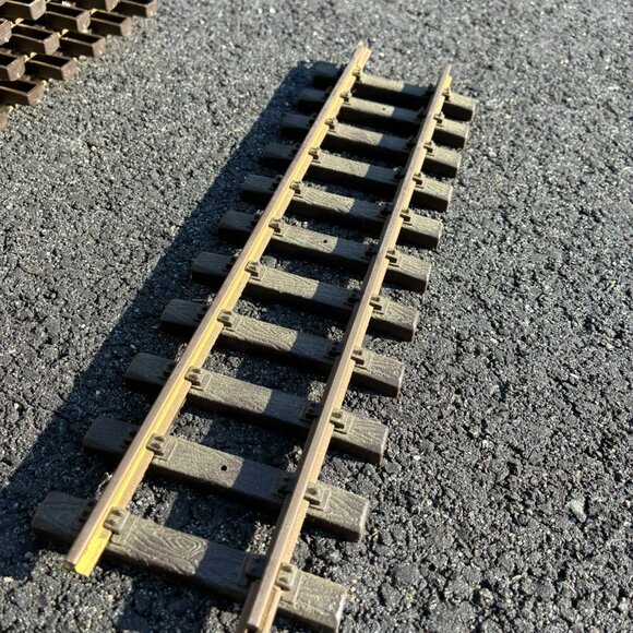 REA Railway Express Agency Train Tracks Curved (12) & Straight (12) 11000 11100 - Picture 4 of 12